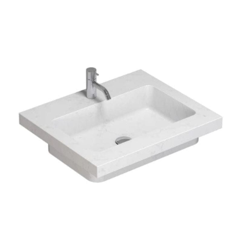 Dansani Calidris Unique Silestone Servant B60-120xH1xD50cm Eternal statuario / 60cm Dansani Møbelservant DA-631726112