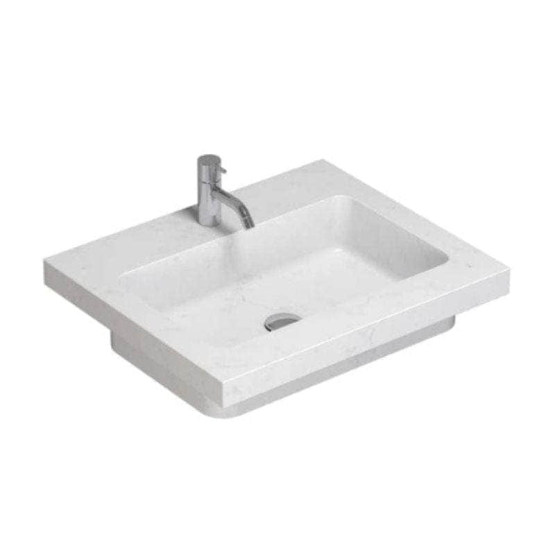 Dansani Calidris Unique Silestone Servant B60-120xH1xD50cm Eternal statuario / 60cm Dansani Møbelservant DA-631726112