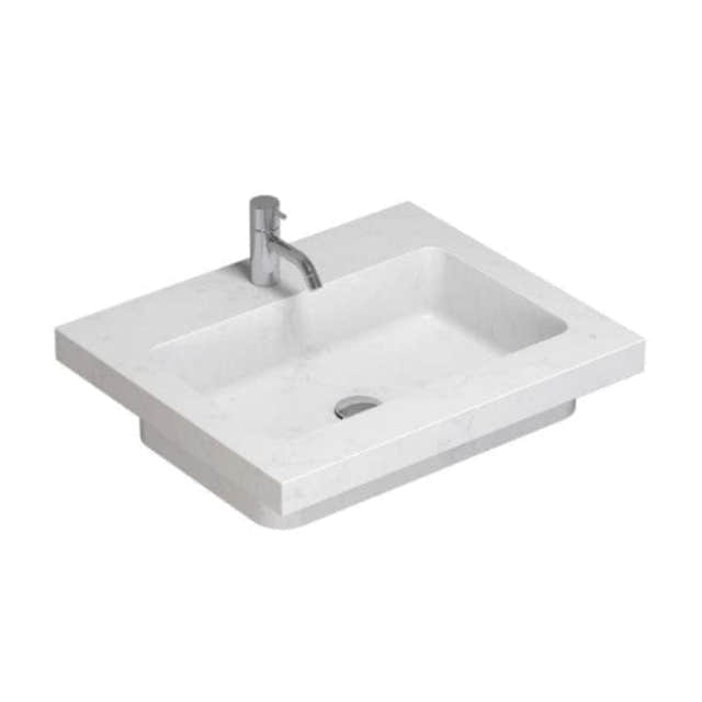 Dansani Calidris Unique Silestone Servant B60-120xH1xD50cm Eternal statuario / 60cm Dansani Møbelservant DA-631726112