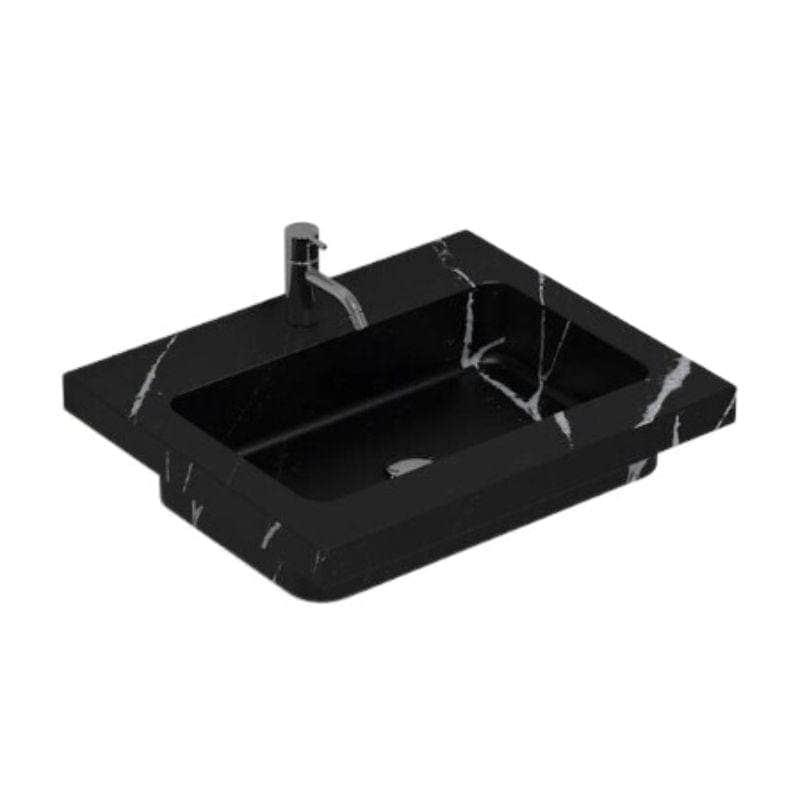 Dansani Calidris Unique Silestone Servant måltilpasset B60-219xH1xD50cm Eternal marguina / 60cm Dansani Møbelservant DA-631706416