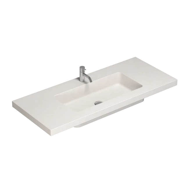 Dansani Calidris Unique Silestone servant måltilpasset D50,5 H1,2cm Blanco zeus / 160cm Dansani Baderomsservant DA-631716411