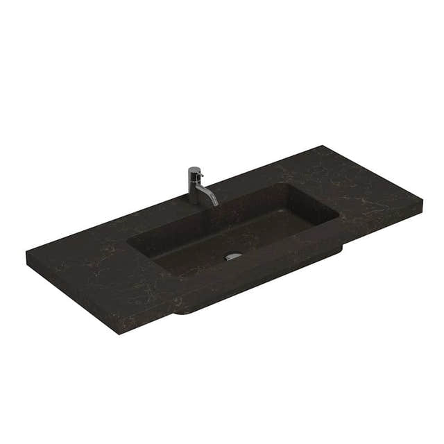 Dansani Calidris Unique Silestone servant måltilpasset D50,5 H1,2cm Calypso / 160cm Dansani Baderomsservant DA-631716414