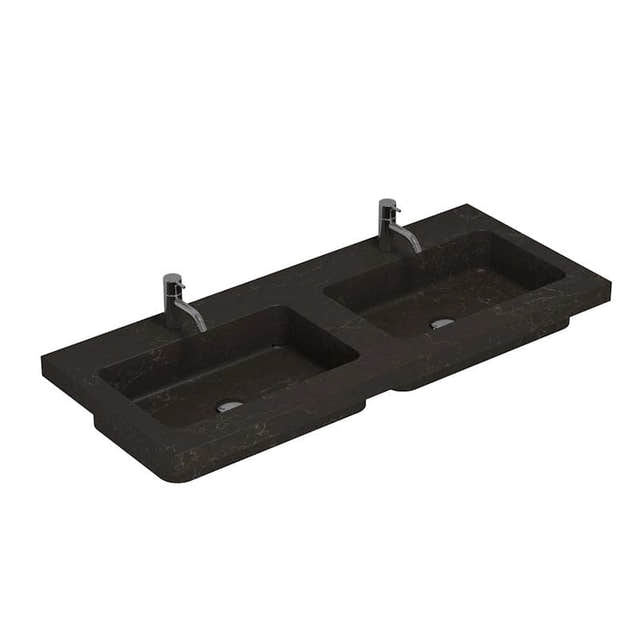 Dansani Calidris Unique Silestone servant måltilpasset D50,5 H1,2cm Calypso / 160cm dobbel Dansani Baderomsservant DA-631716514