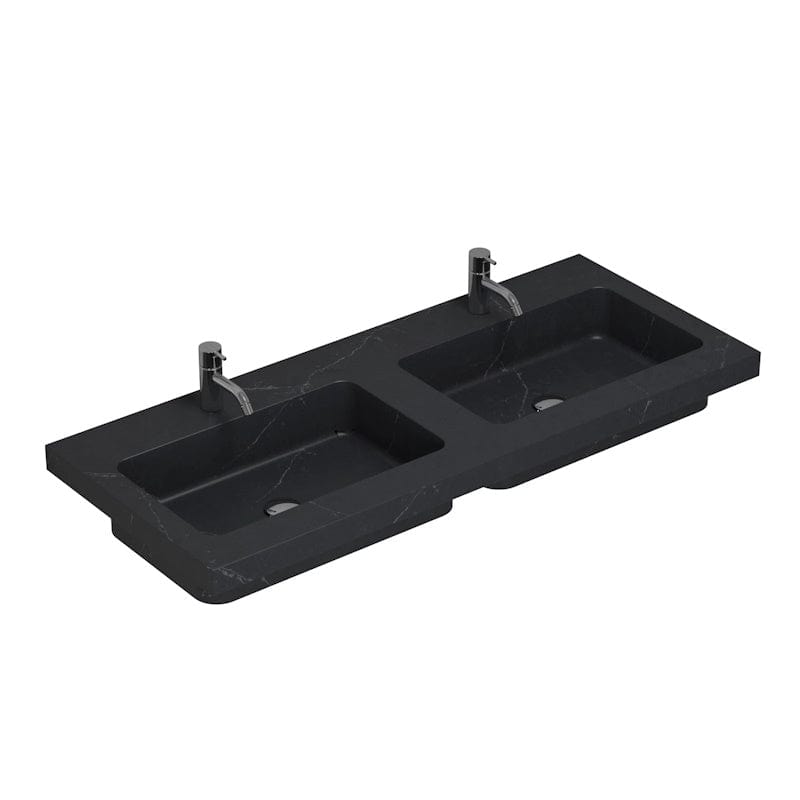 Dansani Calidris Unique Silestone servant måltilpasset D50,5 H1,2cm Charcoal soapstone / 180cm dobbel Dansani Baderomsservant DA-631718515