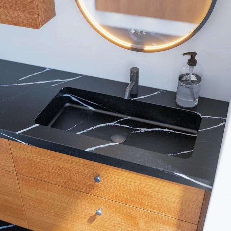 Dansani Calidris Unique Silestone servant måltilpasset D50,5 H1,2cm Dansani Baderomsservant