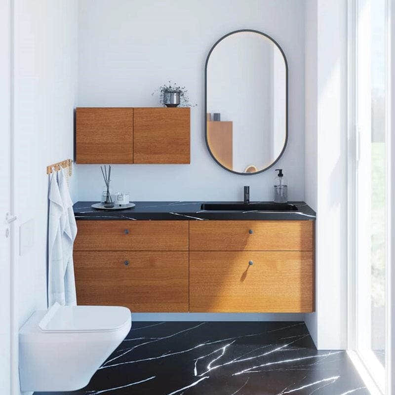 Dansani Calidris Unique Silestone servant måltilpasset D50,5 H1,2cm Dansani Baderomsservant