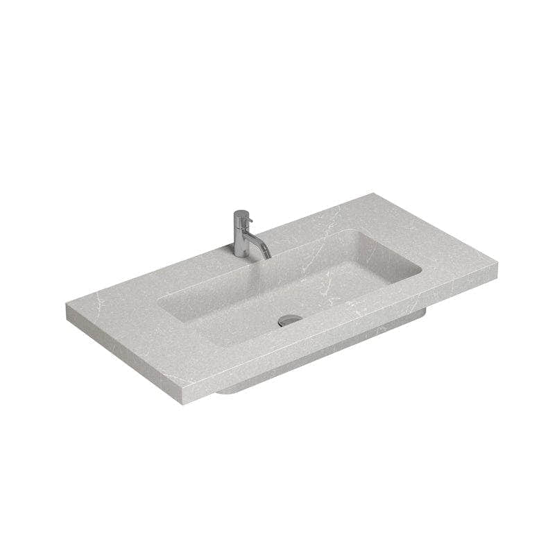 Dansani Calidris Unique Silestone servant måltilpasset D50,5 H1,2cm Dansani Baderomsservant