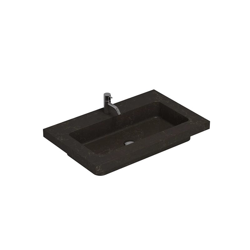Dansani Calidris Unique Silestone servant måltilpasset D50,5 H1,2cm Dansani Baderomsservant