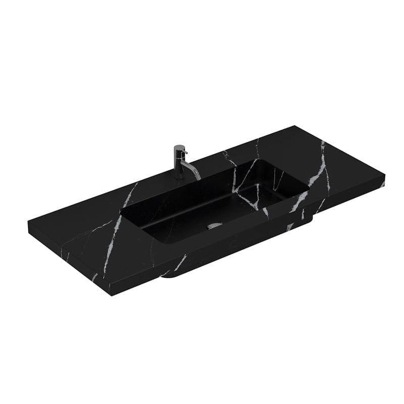 Dansani Calidris Unique Silestone servant måltilpasset D50,5 H1,2cm Eternal marguina / 200cm Dansani Baderomsservant DA-631720416