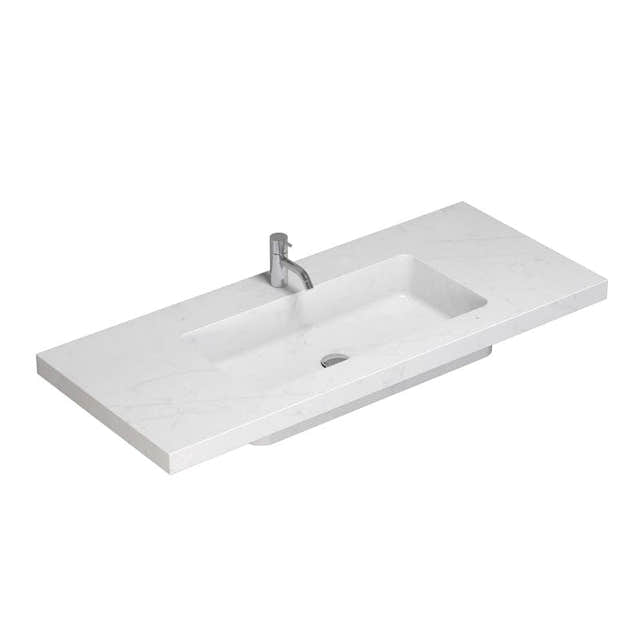 Dansani Calidris Unique Silestone servant måltilpasset D50,5 H1,2cm Eternal statuario / 180cm Dansani Baderomsservant DA-631718412