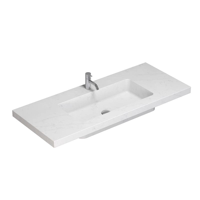 Dansani Calidris Unique Silestone servant måltilpasset D50,5 H1,2cm Eternal statuario / 200cm Dansani Baderomsservant DA-631720412