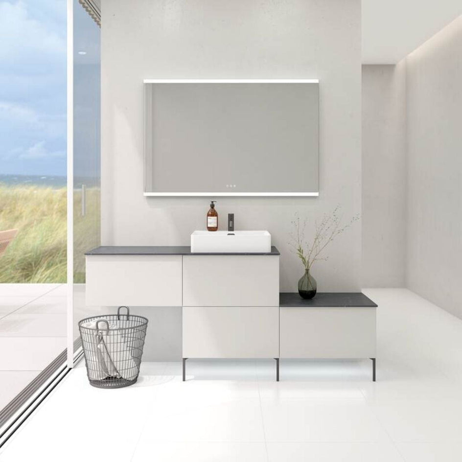 Dansani Cube Servant Ø50cm, porselen Hvit blank Dansani Baderomsservant DA-101305003