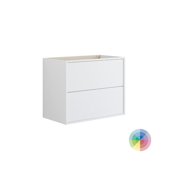 Dansani FRAME Servantskap med 2 skuffer NCS farge / 80cm Dansani Servantskap DA-H11-1099