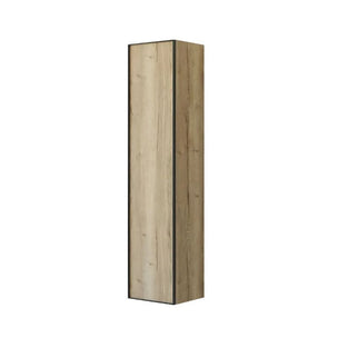 Dansani Inzo Urban Alu-ramme svart Høyskap 1 dør B40xH176x35cm
