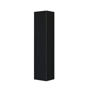 Dansani Inzo Urban Alu-ramme svart Høyskap 1 dør B40xH176x35cm
