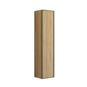 Dansani Inzo Urban Alu-ramme svart Høyskap 1 dør B40xH176x35cm