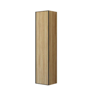 Dansani Inzo Urban Alu-ramme svart Høyskap 1 dør B40xH176x35cm
