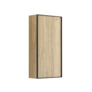 Dansani Inzo Urban Alu-ramme svart Overskap 1 dør B40xH80xD19cm
