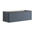 Dansani Inzo Alu-ramme svart Servantskap 1 skuff B60-120xH40xD44cm