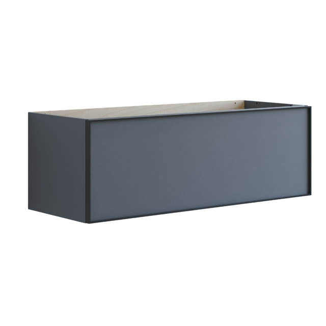 Dansani Inzo Alu-ramme svart Servantskap 1 skuff B60-120xH40xD44cm Grå matt / 120cm dobbel Dansani Servantskap DA-U18-8003
