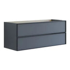 Dansani Inzo Alu-ramme Svart Servantskap 2 Skuff H48cm