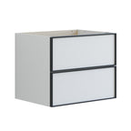 Dansani Inzo Alu-ramme Svart Servantskap 2 Skuff H48cm