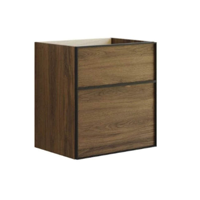 Dansani Inzo Alu-ramme svart Servantskap med ekstra stor underskuff Brun eik / 60cm Dansani Servantskap DA-U24-8052