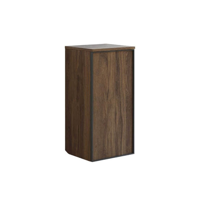 Dansani Inzo Alu-ramme svart Underskap 1 dør B40 Brun eik / 40cm / Versjon A venstre hengslet Dansani Sideskap bad DA-U43-8252