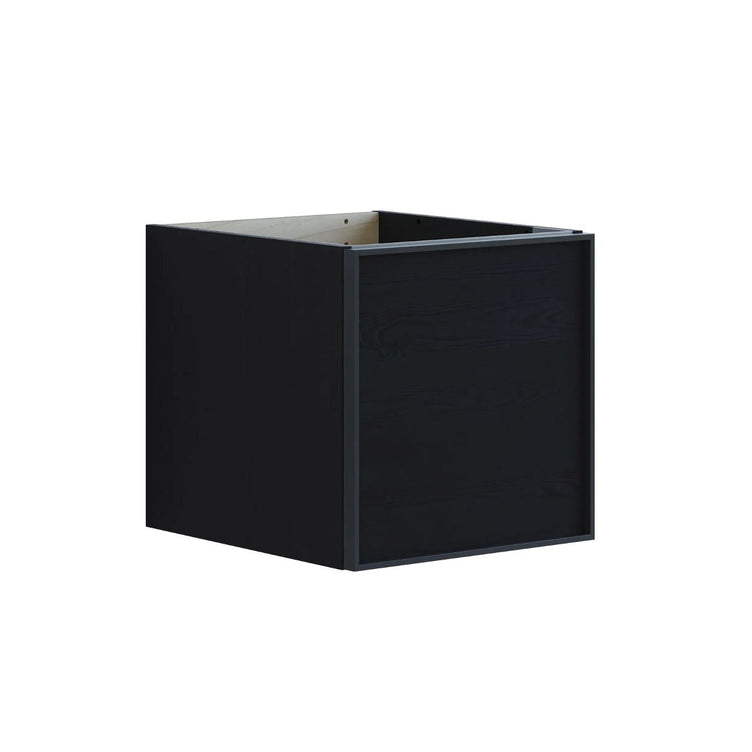 Dansani Inzo Alu-ramme svart Underskap 1 skuff B40xH40xD44cm