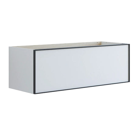 Dansani Inzo Alu-ramme svart Underskap 1 skuff B60-120xH40xD44cm