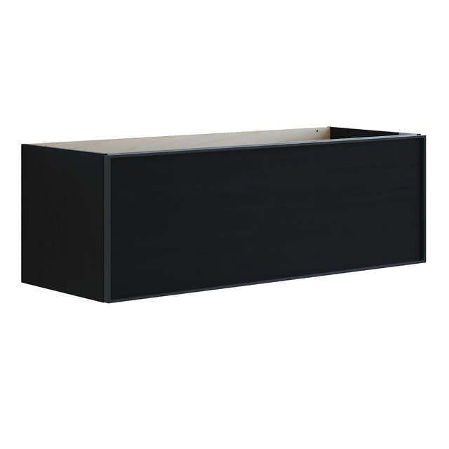Dansani Inzo Alu-ramme svart Underskap 1 skuff B60-120xH40xD44cm Svart eik / 120cm Dansani Sideskap bad DA-U32-8050