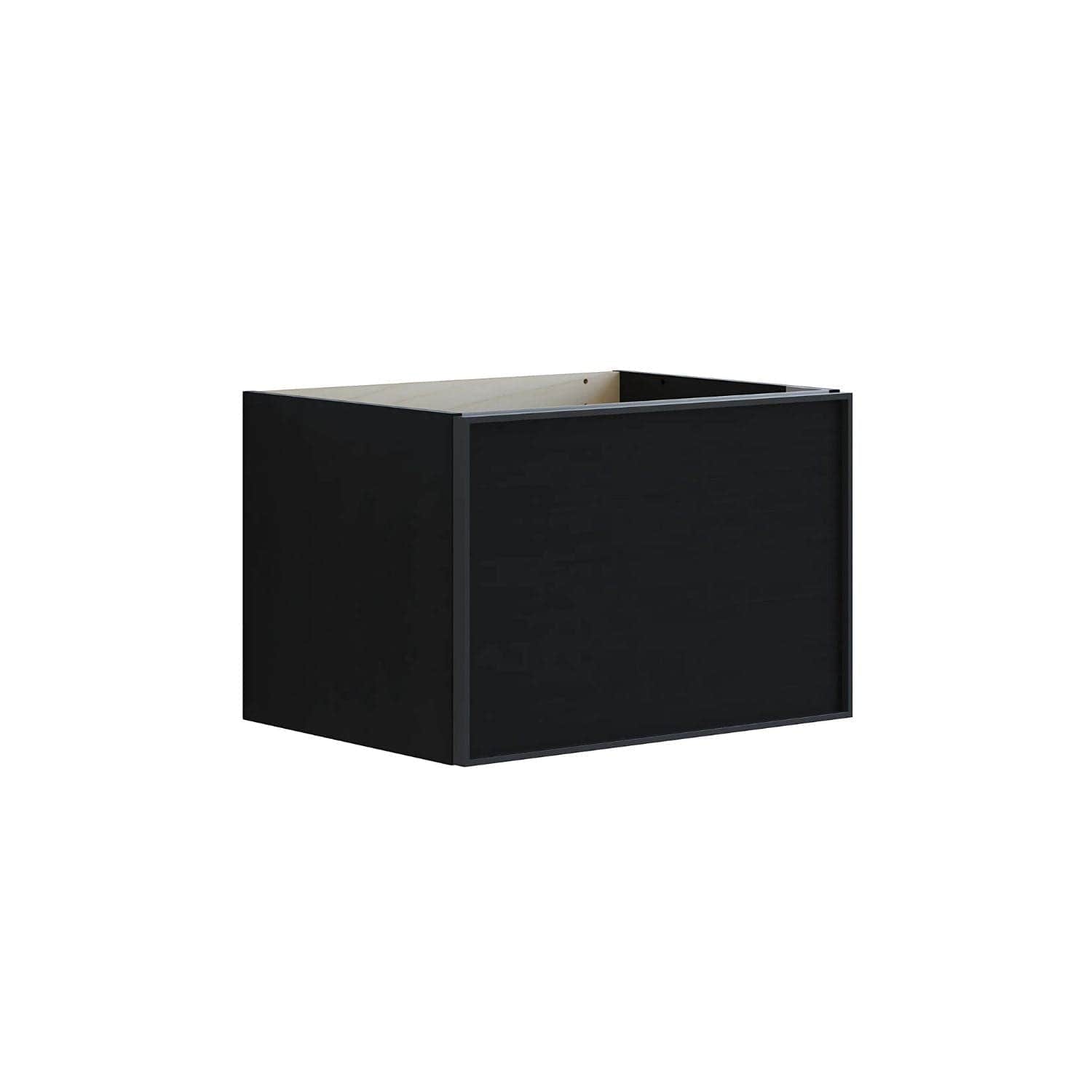Dansani Inzo Alu-ramme svart Underskap 1 skuff B60-120xH40xD44cm Svart eik / 60cm Dansani Sideskap bad DA-U29-8050