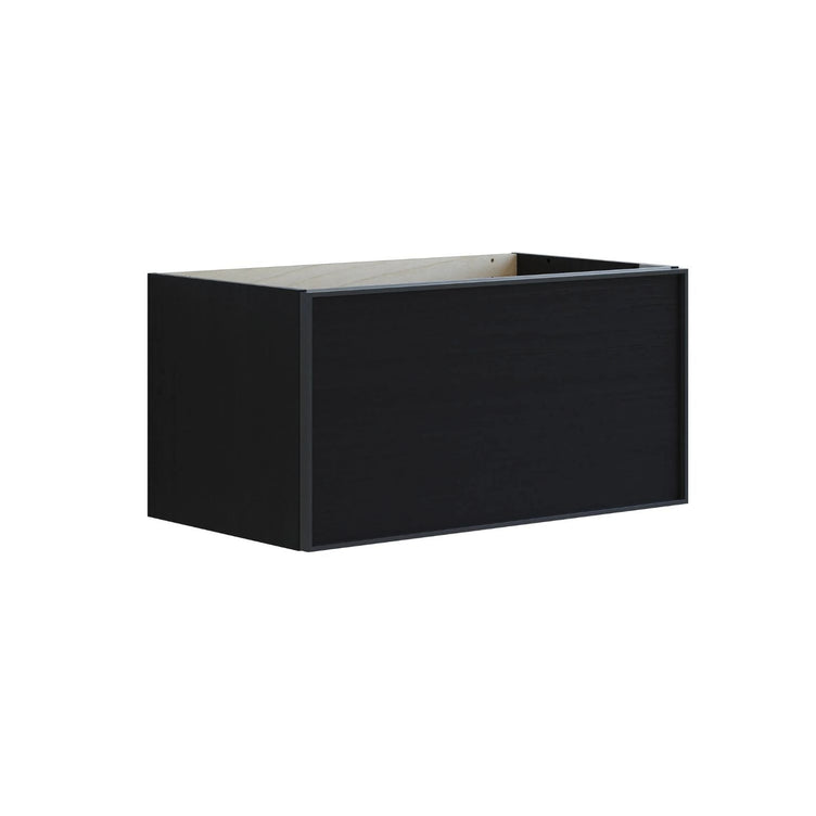Dansani Inzo Alu-ramme svart Underskap 1 skuff B60-120xH40xD44cm