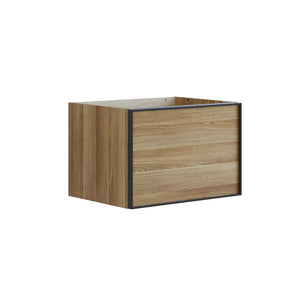 Dansani Inzo Alu-ramme svart Underskap 1 skuff B60-120xH40xD44cm