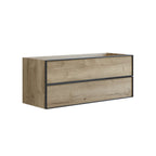 Dansani Inzo Urban Alu-ramme svart Underskap 2 skuff B60-120xH48xD44cm
