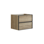 Dansani Inzo Urban Alu-ramme svart Underskap 2 skuff B60-120xH48xD44cm