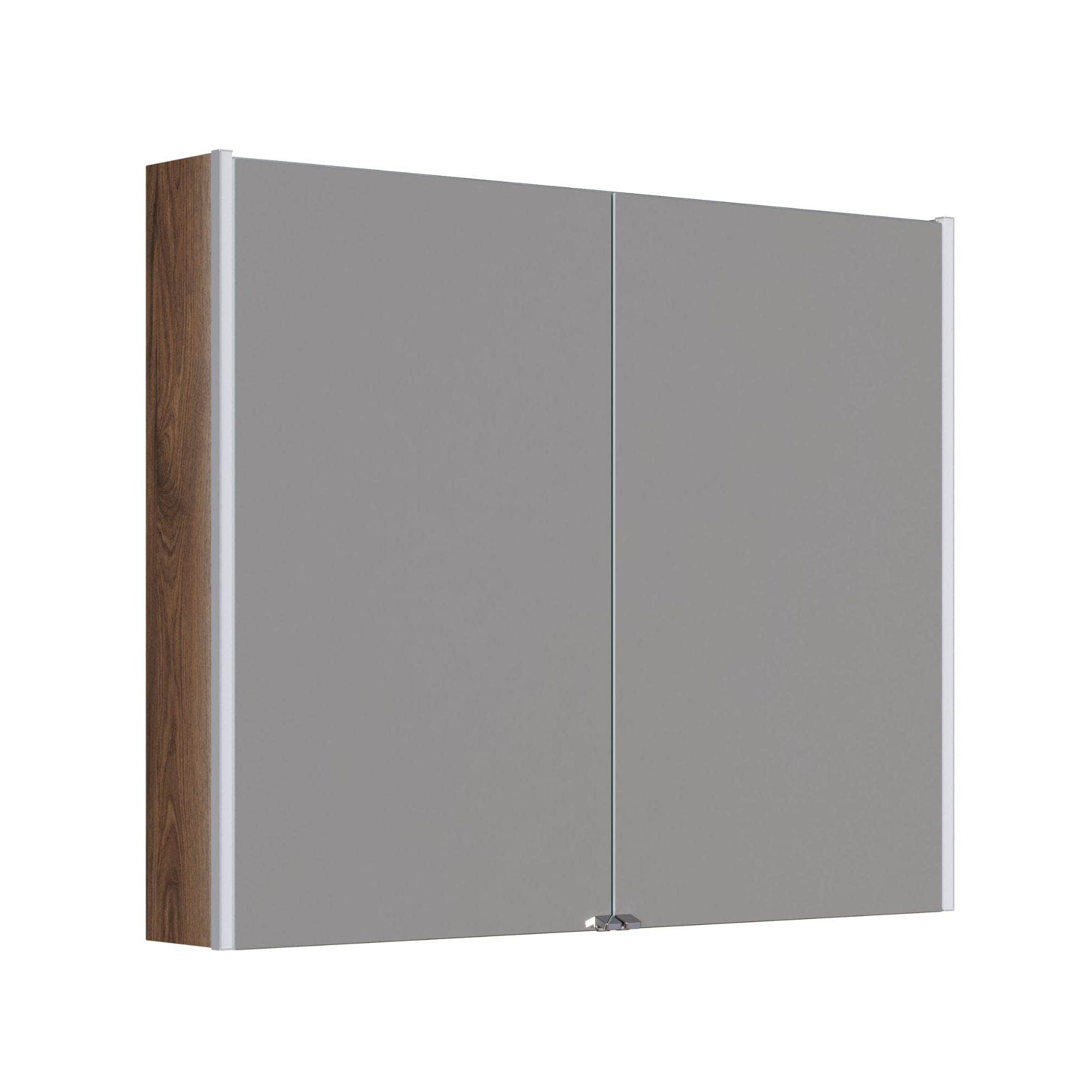 Dansani Inzo Ambi speilskap 2 dører Brun eik / 100cm Dansani Speilskap DA-S890-152