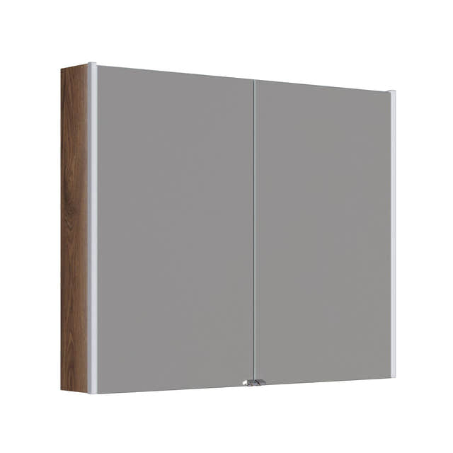 Dansani Inzo Ambi speilskap 2 dører Brun eik / 100cm Dansani Speilskap DA-S890-152