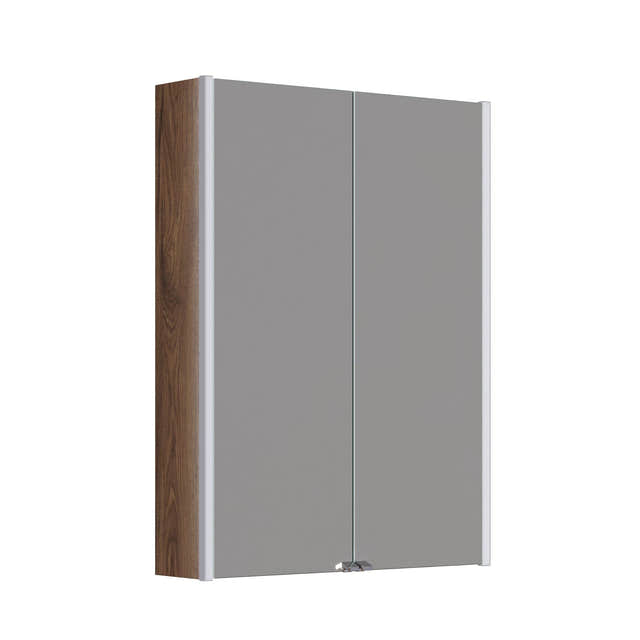 Dansani Inzo Ambi speilskap 2 dører Brun eik / 60cm Dansani Speilskap DA-S896-152
