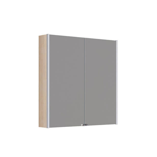 Dansani Inzo Ambi speilskap 2 dører Lys eik / 80cm Dansani Speilskap DA-S898-178