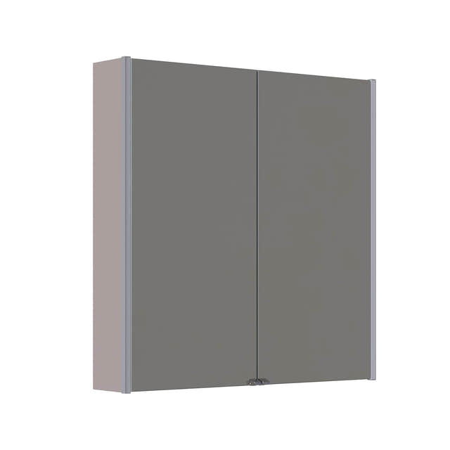 Dansani Inzo Ambi speilskap 2 dører Softstone / 80cm Dansani Speilskap DA-S898-135