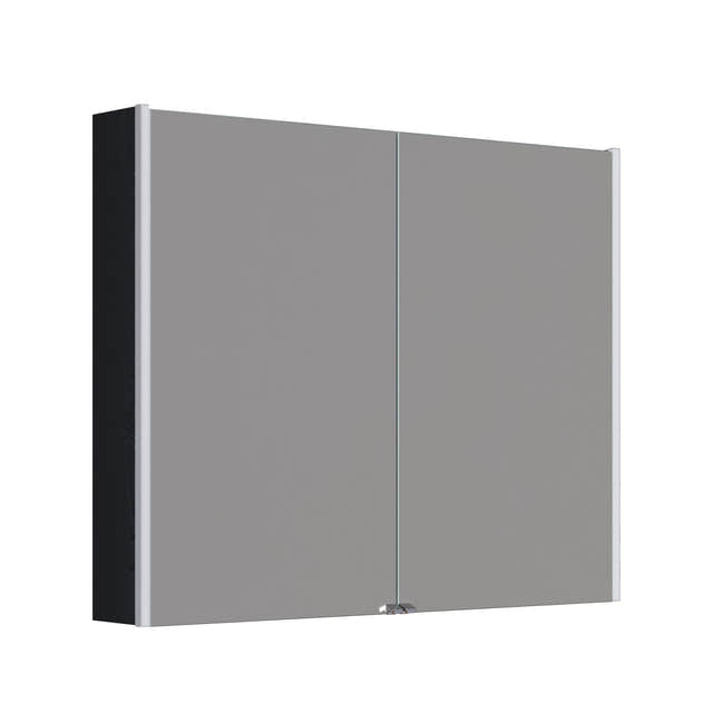 Dansani Inzo Ambi speilskap 2 dører Svart eik / 100cm Dansani Speilskap DA-S890-150
