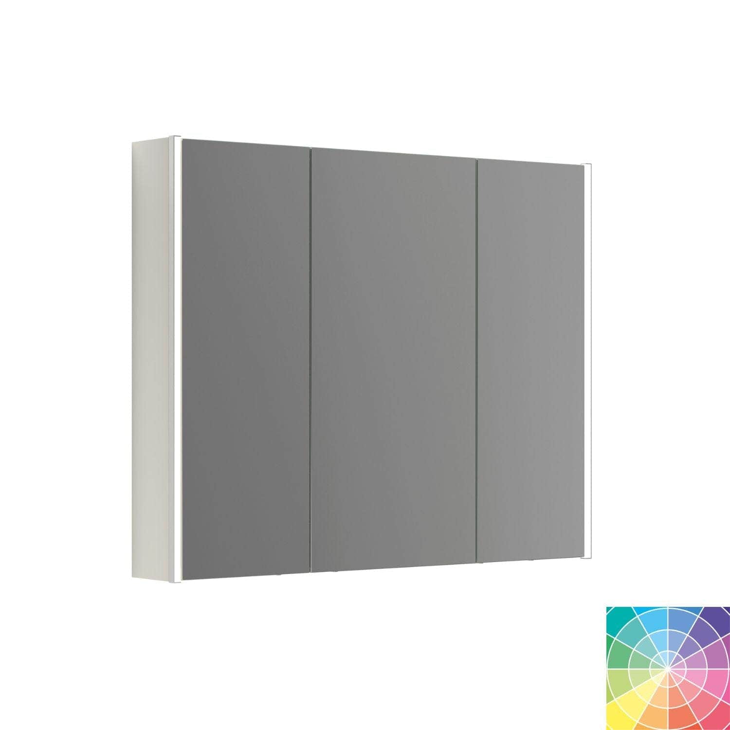 Dansani Inzo Ambi speilskap 3 dører B100-120xH80xD15 NCS farge / 100cm Dansani Speilskap DA-S591-199