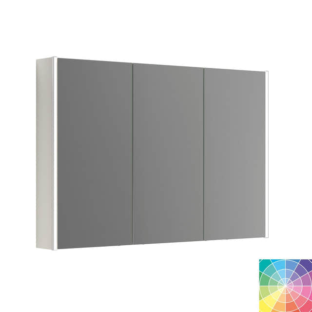 Dansani Inzo Ambi speilskap 3 dører B100-120xH80xD15 NCS farge / 120cm Dansani Speilskap DA-S593-199