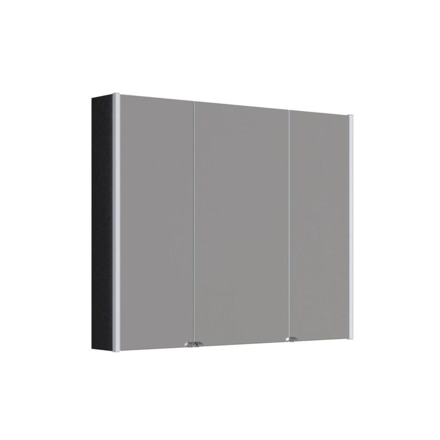 Dansani Inzo Ambi speilskap 3 dører Eik noir / 100cm Dansani Speilskap DA-S891-144