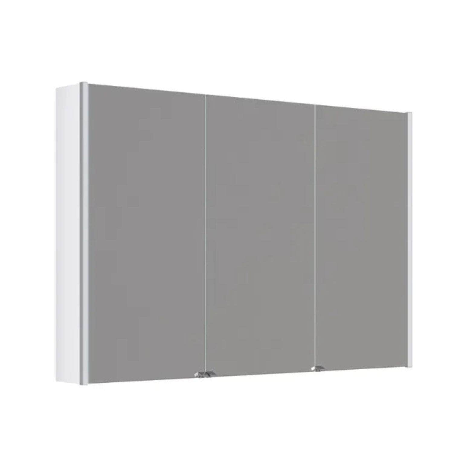 Dansani Inzo Ambi speilskap 3 dører Hvit matt / 120cm Dansani Speilskap DA-S893-110