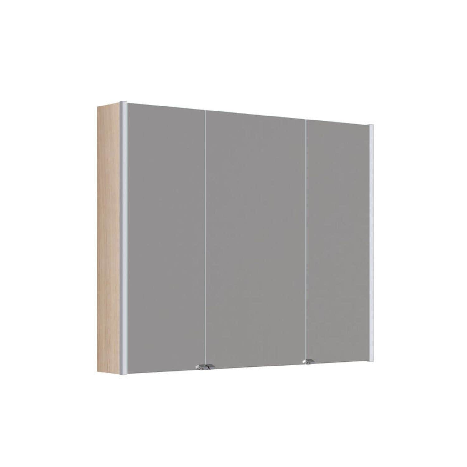 Dansani Inzo Ambi speilskap 3 dører Lys eik / 100cm Dansani Speilskap DA-S891-178