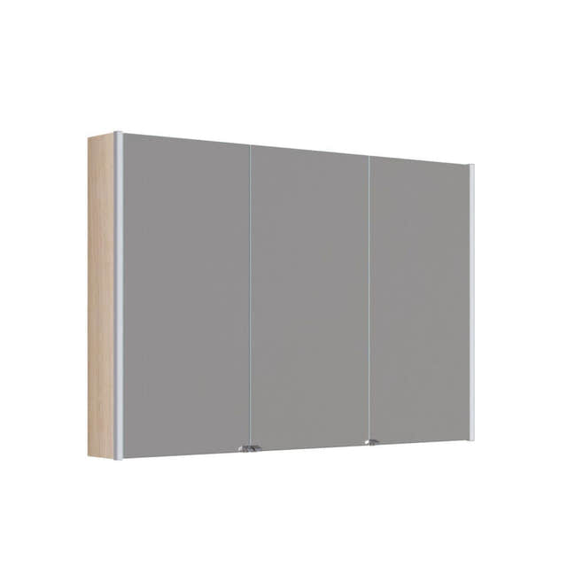 Dansani Inzo Ambi speilskap 3 dører Lys eik / 120cm Dansani Speilskap DA-S893-178