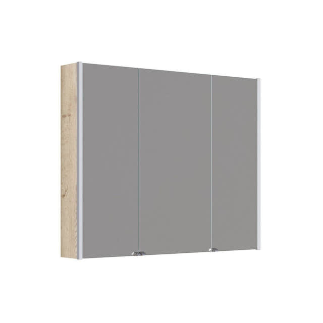 Dansani Inzo Ambi speilskap 3 dører Natur eik / 100cm Dansani Speilskap DA-S891-149
