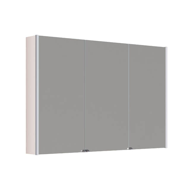 Dansani Inzo Ambi speilskap 3 dører Sand matt / 120cm Dansani Speilskap DA-S893-134